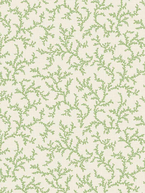 Corail wallpaper in herb color - pattern number FC62104 - by Seabrook in the French Country collection