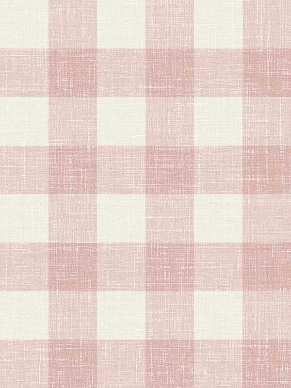 Bebe Gingham fabric in rustic rouge color - pattern number FC62301 - by Seabrook in the French Country collection