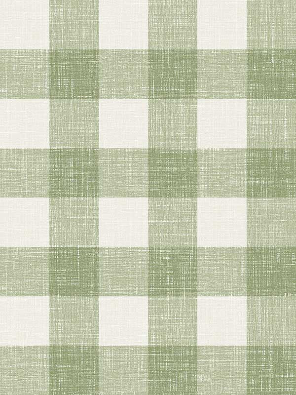 Bebe Gingham fabric in herb color - pattern number FC62304 - by Seabrook in the French Country collection
