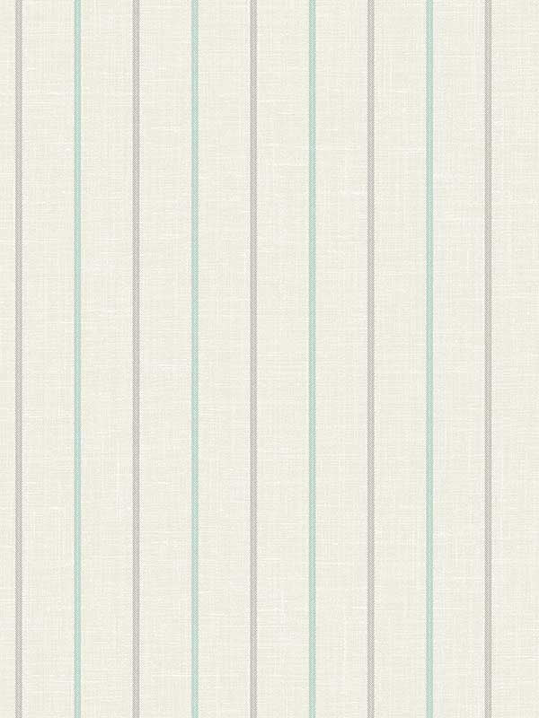 Andree Stripe wallpaper in summer sky and french blue color - pattern number FC62508 - by Seabrook in the French Country collection