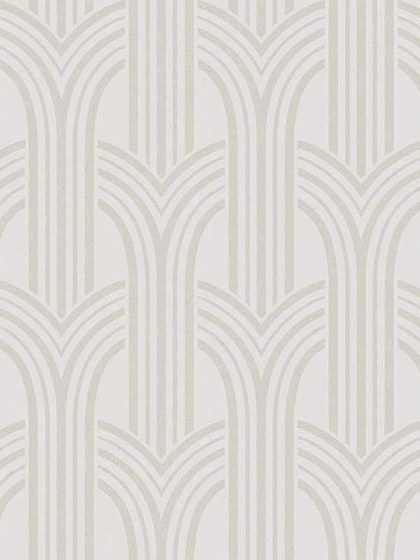 Deco Arches fabric in pearlescent color - pattern number BD50400 - by Seabrook in the Etten Beaded Wallpaper collection
