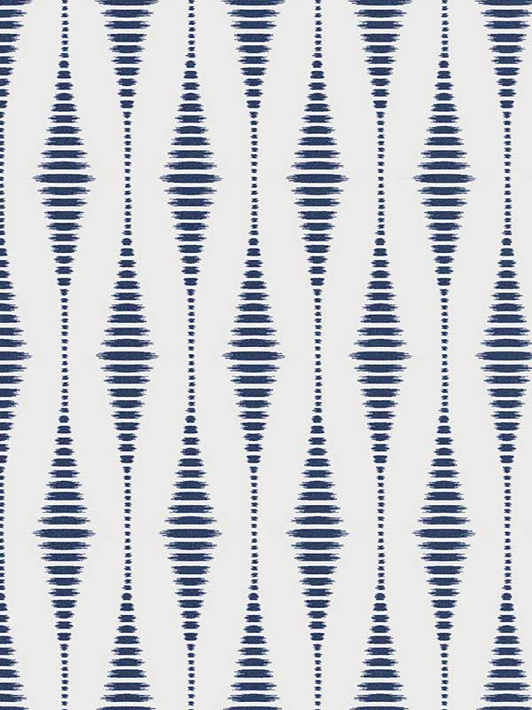 Diamond Stripe fabric in celestial blue and pearl color - pattern number BD50602 - by Seabrook in the Etten Beaded Wallpaper collection