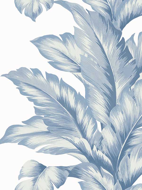Banana Springs wallpaper in blue skies color - pattern number LN40632 - by Seabrook in the Lillian August Coastal Haven collection