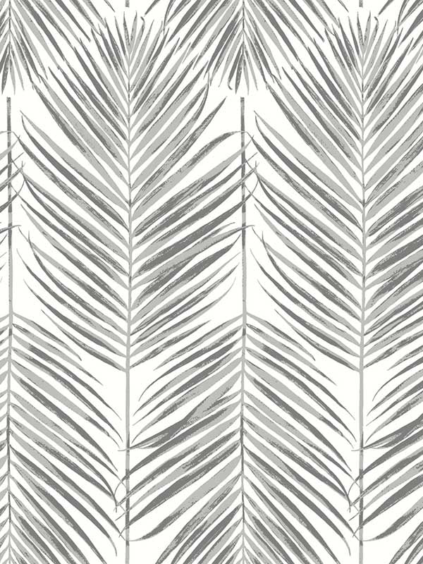 Marina Palm fabric in daydream grey color - pattern number ET10730 - by Seabrook in the Etten Gallerie Online collection