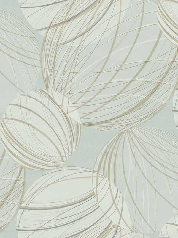 Floating Lanterns fabric in smokey blue color - pattern number EV3905 - by Candice Olson in the Casual Elegance collection