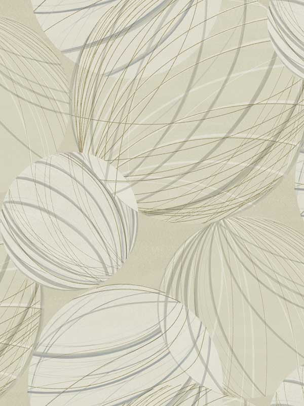 Floating Lanterns fabric in taupe color - pattern number EV3908 - by Candice Olson in the Casual Elegance collection