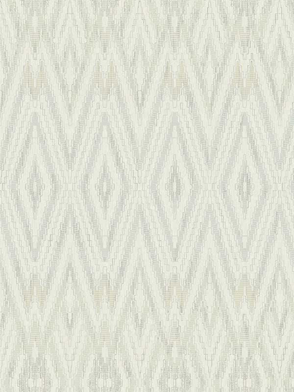 Diamond Marquise fabric in blue and neutral color - pattern number EV3914 - by Candice Olson in the Casual Elegance collection