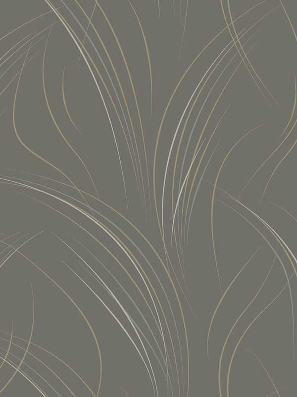 Graceful Wisp fabric in charcoal color - pattern number EV3936 - by Candice Olson in the Casual Elegance collection
