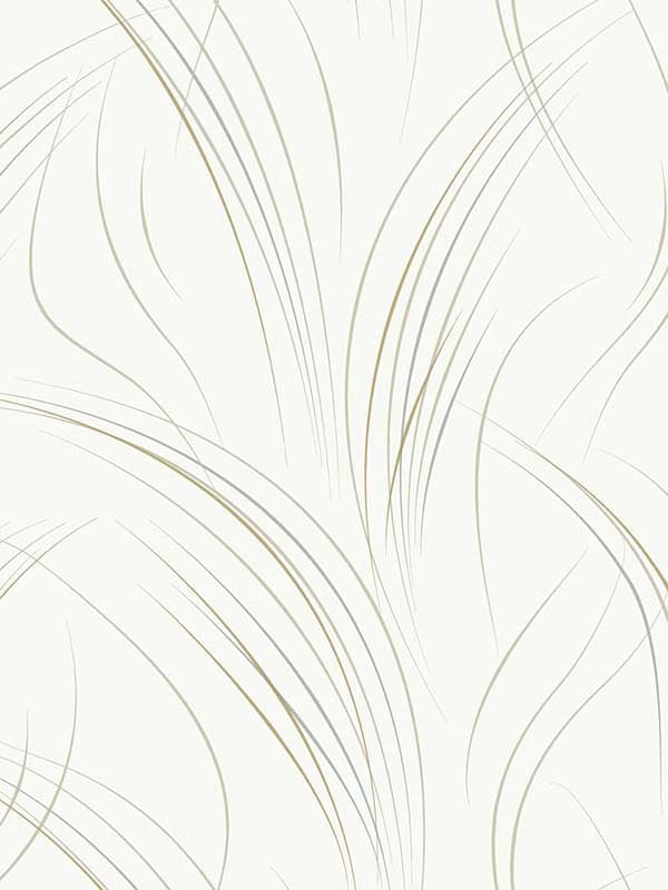 Graceful Wisp fabric in white color - pattern number EV3939 - by Candice Olson in the Casual Elegance collection