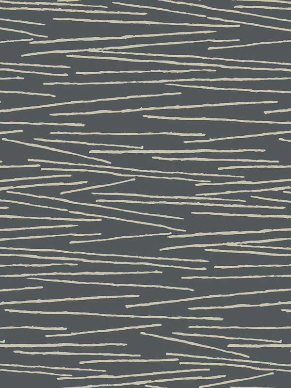 Line Horizon fabric in charcoal color - pattern number EV3940 - by Candice Olson in the Casual Elegance collection