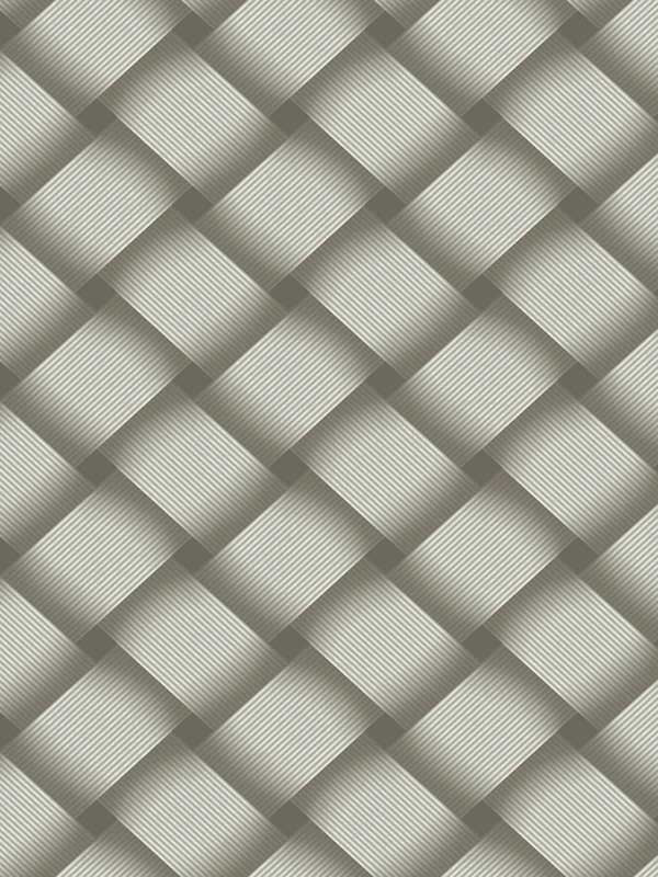 Bayside Basket Weave wallpaper in mocha color - pattern number EV3966 - by Candice Olson in the Casual Elegance collection