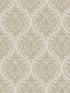 Emporium Ogee fabric in cream and gold color - pattern number 7003 - by Galerie in the Emporium collection