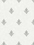 Mehndi Motif fabric in cream and silver color - pattern number 7012 - by Galerie in the Emporium collection