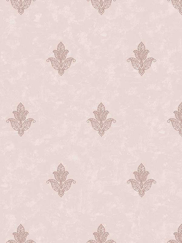 Mehndi Motif fabric in pink color - pattern number 7017 - by Galerie in the Emporium collection