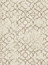 Aged Quatrefoil fabric in cream and gold color - pattern number DWP024605 - by Galerie in the Emporium collection