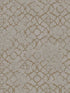 Aged Quatrefoil fabric in gold color - pattern number DWP024606 - by Galerie in the Emporium collection