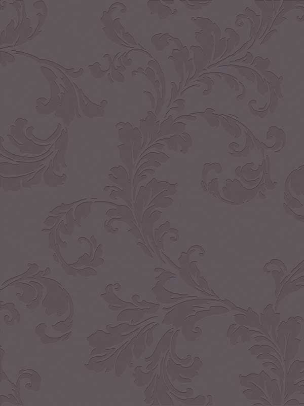 Acanthus Trail fabric in purple color - pattern number DWP025001 - by Galerie in the Emporium collection