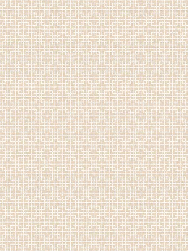 Greek Key Texture fabric in beige color - pattern number G56593 - by Galerie in the TexStyle collection