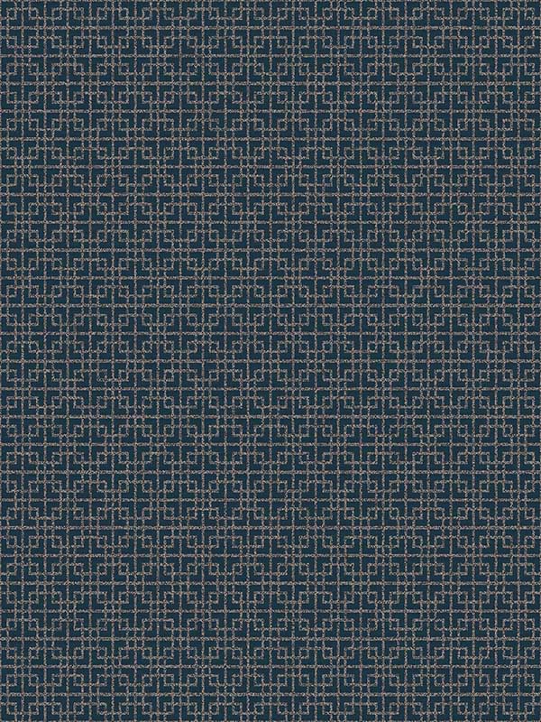 Greek Key Texture fabric in navy color - pattern number G56600 - by Galerie in the TexStyle collection