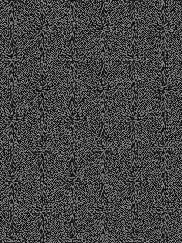 Hedgehog fabric in black color - pattern number G56603 - by Galerie in the TexStyle collection