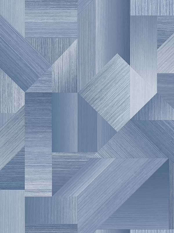 Shape Shifter wallpaper in blue color - pattern number G56624 - by Galerie in the TexStyle collection