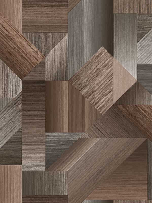 Shape Shifter wallpaper in browns color - pattern number G56625 - by Galerie in the TexStyle collection