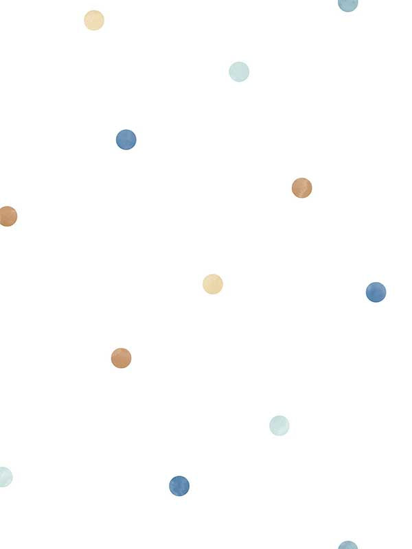 Dots fabric in blue beige color - pattern number G78366 - by Galerie in the Tiny Tots 2 collection