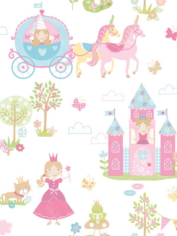 Fairytale fabric in primary color - pattern number G78372 - by Galerie in the Tiny Tots 2 collection