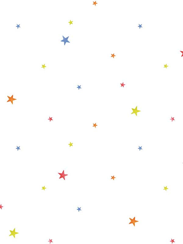 Stars fabric in primary color - pattern number G78414 - by Galerie in the Tiny Tots 2 collection