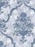 Porto fabric in delft blue color - pattern number 26855 - by Galerie in the Azulejo collection