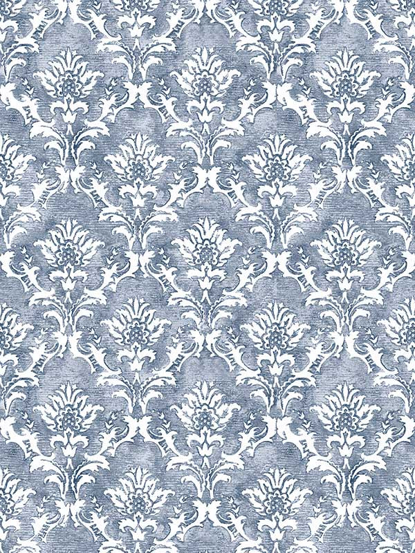 Lisboa fabric in chalky blue color - pattern number 26862 - by Galerie in the Azulejo collection