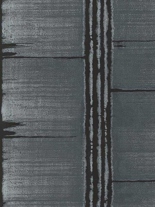 Bark Stripe fabric in dark teal black color - pattern number G78284 - by Galerie in the Bazaar collection