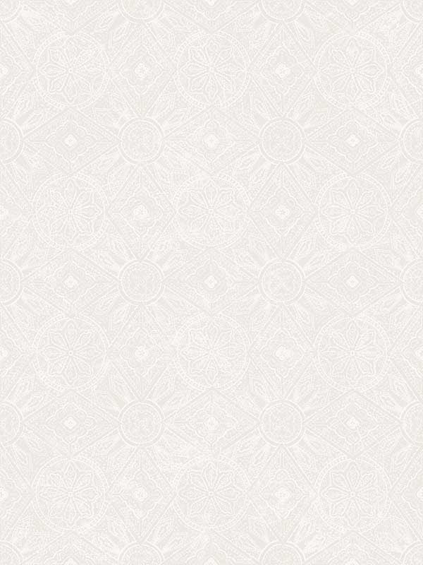 Moroccan Paisley fabric in off white color - pattern number G78318 - by Galerie in the Bazaar collection