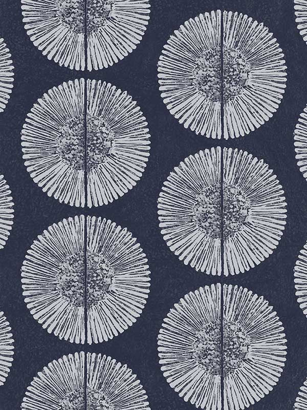 Soleil fabric in navy white color - pattern number G78333 - by Galerie in the Bazaar collection