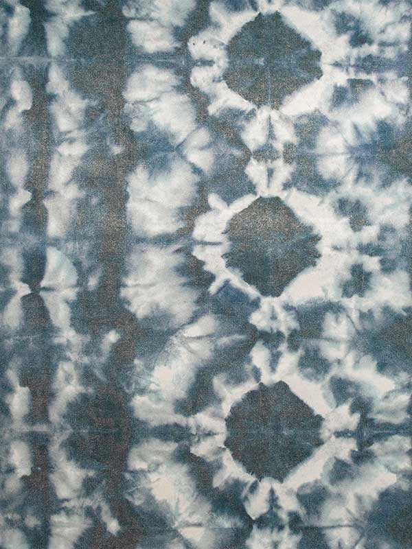 Batik fabric in indigo color - pattern number 26791 - by Galerie in the Crafted collection