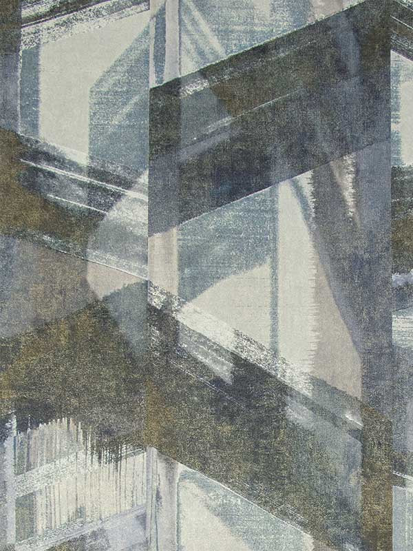Glaze wallpaper in indigo color - pattern number 26797 - by Galerie in the Crafted collection