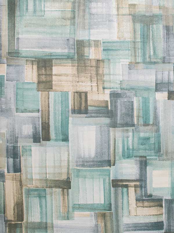 Brush fabric in aqua color - pattern number 26799 - by Galerie in the Crafted collection