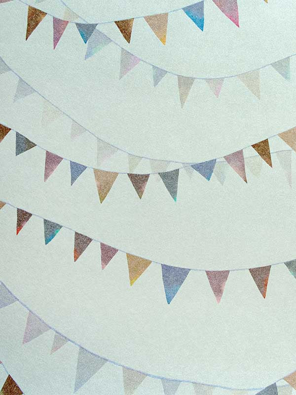 Garland fabric in sage color - pattern number 26823 - by Galerie in the Great Kids collection