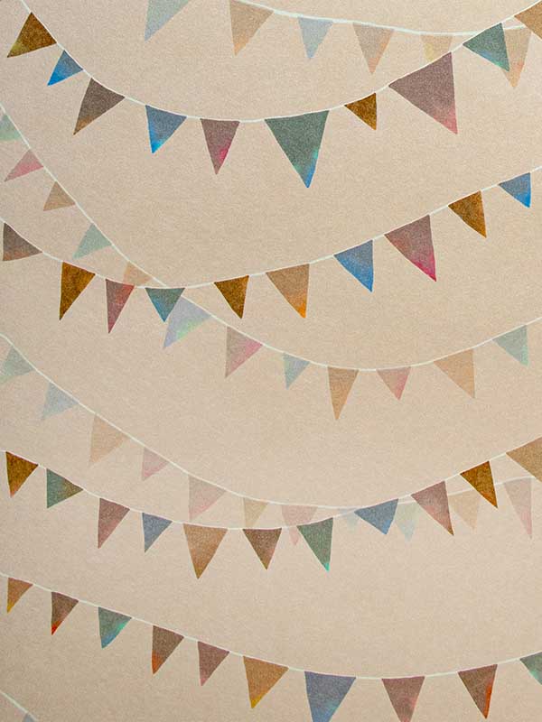 Garland fabric in beige color - pattern number 26825 - by Galerie in the Great Kids collection