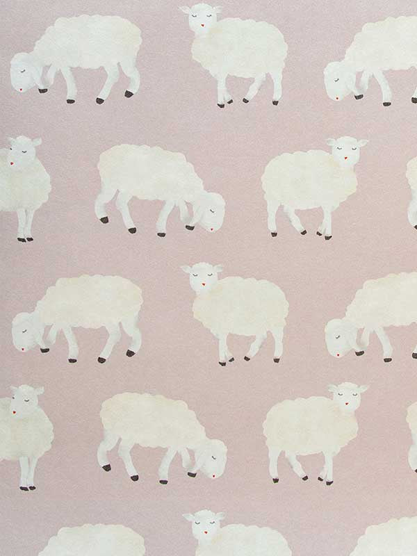 Sweet Sheep fabric in rose color - pattern number 26827 - by Galerie in the Great Kids collection