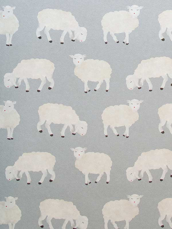 Sweet Sheep fabric in light blue color - pattern number 26829 - by Galerie in the Great Kids collection