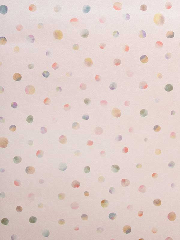 Watercolour Dots wallpaper in rose color - pattern number 26835 - by Galerie in the Great Kids collection