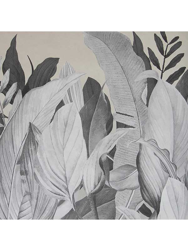Tropical Forest 4 Panel fabric in almond color - pattern number 18000 - by Galerie in the Tropical collection