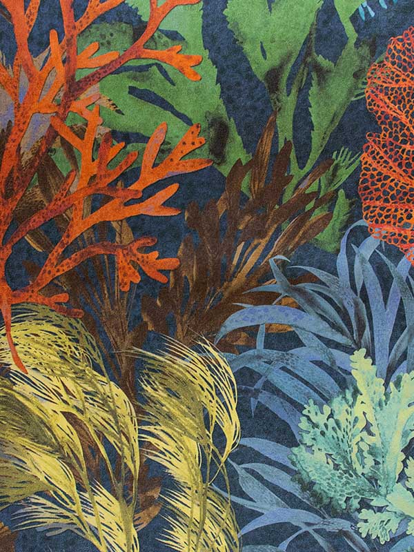 Bora Bora fabric in blueberry color - pattern number 26733 - by Galerie in the Tropical collection