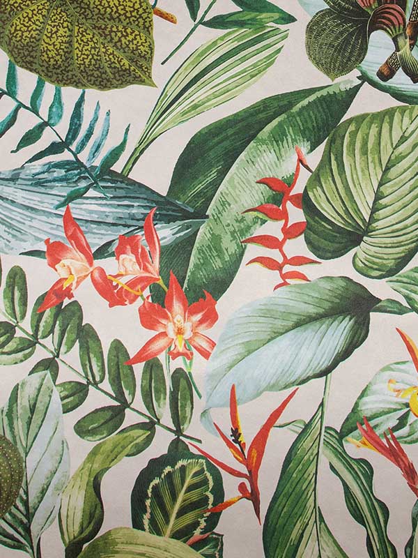 Kiribati fabric in avocado color - pattern number 26740 - by Galerie in the Tropical collection