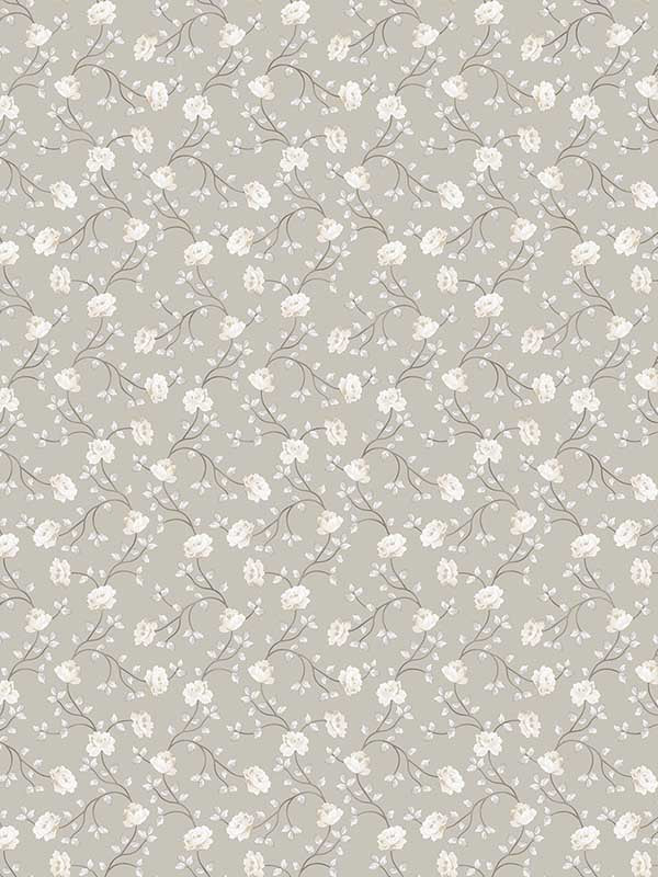 Petit Flowers fabric in bronze brown color - pattern number 19053 - by Galerie in the Spring Blossom collection
