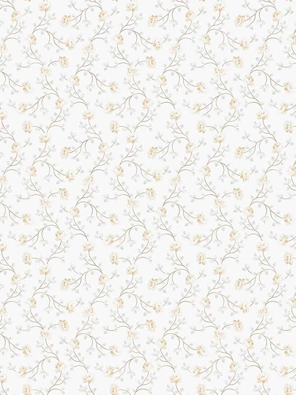 Petit Flowers fabric in yellow color - pattern number 19054 - by Galerie in the Spring Blossom collection