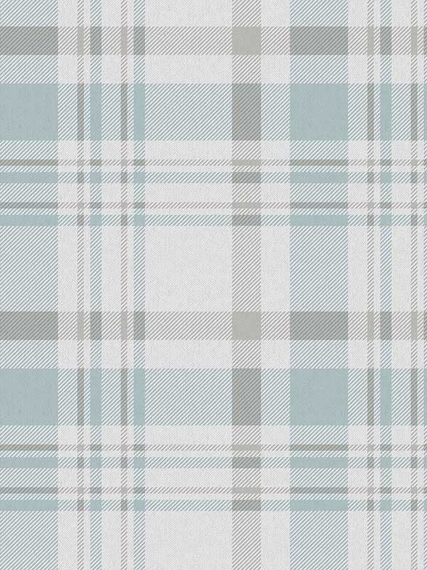 Plaid fabric in blue color - pattern number 19061 - by Galerie in the Spring Blossom collection