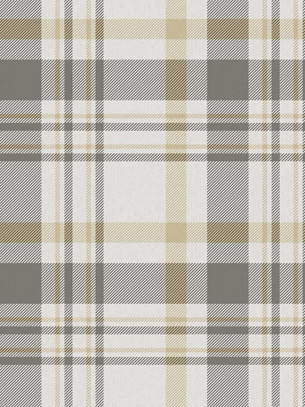 Plaid fabric in yellow color - pattern number 19063 - by Galerie in the Spring Blossom collection