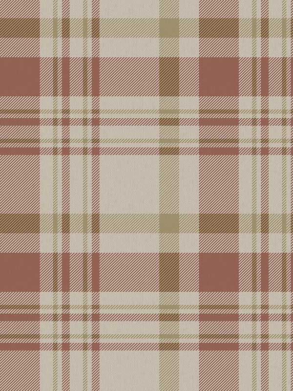 Plaid fabric in red color - pattern number 19064 - by Galerie in the Spring Blossom collection